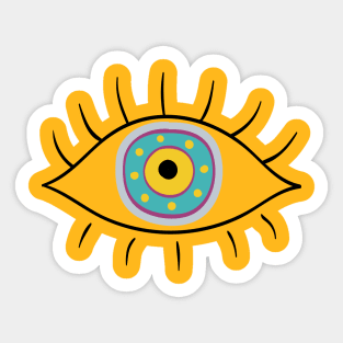 Eye For Evil Protection 4444 Sticker